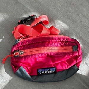 Patagonia Pink and Orange Fanny Pack